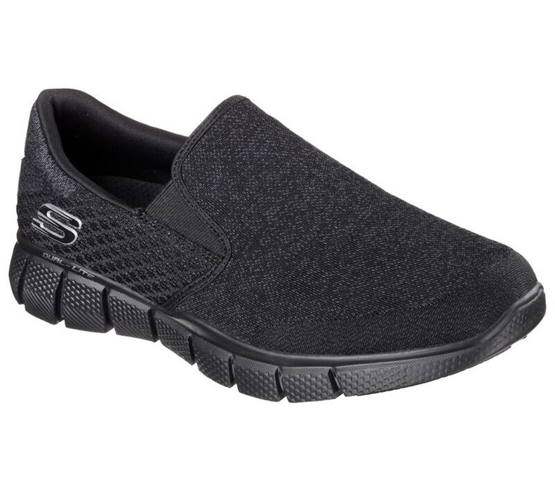 Skechers Equalizer 2.0 - Mens Slip On Shoes Black [AU-FS5755]